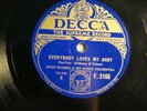 78 : UK DECCA 2166 -SPIKE  HUGHES- EVERYBODY LOVES MAY BABY / MISTY MORNING -E +