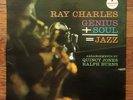 RAY CHARLES Genius + Soul = Jazz LP orig 1961 Impulse Records vinyl Quincy Jones