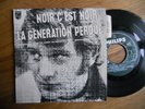 EP JOHNNY HALLYDAY NOIR C EST NOIR POCHETTE LANGUETTE  SANS RABATS