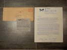 THE OFFICIAL BEATLES FAN CLUB MEMBERSHIP CARD +1964 NEWSLETTER