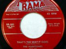 The HARPTONES 45 That's the Way.../3 Wishes RAMA doo wop VG++ 2nd press ws1040