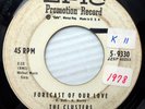 CLUSTERS doowop EPIC VG+ Promo 45 FORECAST OF OUR LOVE  LONG LEGGED MAGGIE ws304
