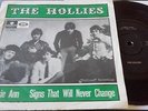 THE HOLLIES Carrie Ann / Signs That Will Never Change Orig 45 P/S `SWEDEN` 1967