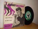 Rare Danish Johnny Hallyday PS I got a Woman / Be Bob A Lula Rockabilly EX