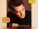 BEETHOVEN : 9 SYMPHONIEN HERBERT VON KARAJAN 8 LP BOX SET BERLIN PHILHARMONIC NM