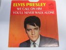 RARE Elvis PROMO 45 and picture sleeve We Call On Him