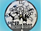 Super Mario Brothers, Super Mario Bros, Vinyl Clock, Valentines Gift, Birthday