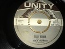 MAX ROMEO..BELLY WOMAN. RARE UK FIRST ISSUE SINGLE UNITY No UN 507