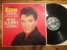 60s ELVIS PRESLEY VINYL RECORD LP. GIRLS HAPPY. STEREO SF.7714 (LPS 7714) HiFi
