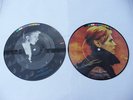 DAVID BOWIE 2 PICTURE DISCS FROM 1982 FASHIONS SET GOLDEN YEARS SOUND AND VISION