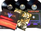3 x Survivor - LP´s Caught In The Game / Eye Of The Tiger / Too Hot To Sleep
