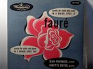 JEAN FOURNIER & GINETTE DOYEN / FAURE violin sonata / WESTMINSTER 50°s ED1 / EX