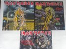 3 IRON MAIDEN VINYL ALBUMS REISSUES - IRON MAIDEN, KILLERS, NUMBER OF THE BEAST