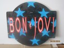 BON JOVI you give love a bad name/let it rock-SHAPED PICTURE DISC free UK post