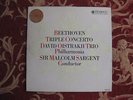 SBO 2753 BLUE/SILVER Beethoven Triple Concerto/Oistrakh Trio/Sargent 1ed MINT