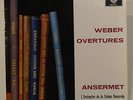 DECCA SXL 2112 1959 WBG UK ED1 'BLUE BACK'  WEBER OVERTURES ERNEST ANSERMAT NM