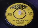 THIS THING CALLED LOVE . JOHNNY WYATT - RARE 1st ISSUE NORTHERN CLASSIC