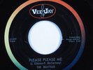 Rock 45 BEATLES Please Please Me VEE JAY label misprint Beattles HEAR