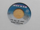 BOBBY McCLURE You Got Me Baby / Peak Of Love  - CHECKER 1152