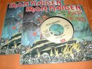 IRON MAIDEN “Run To The Hills” 1982 ITALY 7” PROMO hole P/S + stock P/S