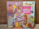 1967 Walt Disney HAPPIEST SONGS LP Vinyl Record Snow White Peter Pan LP Record