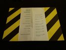 HACIENDA FACTORY RECORDS ORIGINAL COCKTAIL MENU NEW ORDER PETER SAVILLE FAC 51