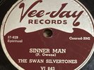 Swan Silvertones Sinner Man That Day On Calvary VEE JAY 843 black gospel 78 VG+