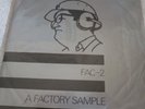 A Factory Sample – Joy Division etc – original EP FAC-2