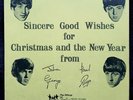 Beatles 63 Original Xmas Flexi Fan Club+Envelope NEAR MINT Can’t Get Any Better