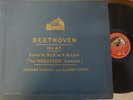 THIBAUD - CORTOT / BEETHOVEN kreutzer sonata / HMV