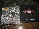 VENOM 1986 Official Bootleg LIVE & MANTAS 1988 Winds Of Change VG+ LPs - play EX