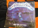 Metallica Ride The Lightning Record 1984 Elektra Press