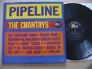 THE CHANTAYS- PIPELINE RARE 1963 ORIGINAL MONO SURF LP DOT DLP 3516 NICE EX