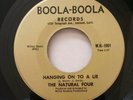 The Natural Four - Hanging On To A Lie / 12 Months... Rare Bay Area Soul Funk 45