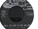 NORTHERN SOUL xover Pattie Ward 'you got to wait for love' US