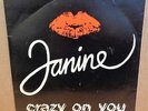 JANINE CRAZY ON YOU / CANDY OG UK STILLETTO RECORDS 7
