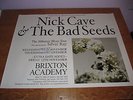 Nick Cave - Abbatoir Blues Tour - Brixton Academy - 2004 UK promo poster
