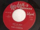 The Cadets I Cried Don't Be Angry Modern Records Rare Doo Wop 45 Soul Fifties