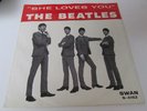 THE BEATLES SHE LOVES YOU B/W I'LL GET YOU SWAN LABEL S-4152 RARE PICTURE SLEEVE
