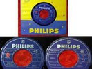 Single Horst Fischer: Greensleeves / Bob Stewart (Philips 345 837  PF) D Muster