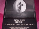 DEPECHE MODE   NEW LIFE. Orig 1981 UK Promo, A3. G.