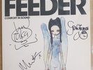 ??? Feeder: Comfort in Sound White Vinyl LP Signed Handsigniert ???