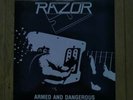 Razor - Armed & Dangerous LP Metallica Sodom Kreator Destruction Slayer Megadeth