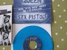  SeX PisTols-God Save The Queen-JAPANESE replica BLUE VINYL, with BRAZIL SLEEVE