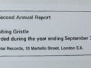 THROBBING GRISTLE...SECOND ANNUAL REPORT..REPRESS..RED VINYL..INDUSTRIAL..NWW