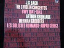 Philips 9500 614 Stereo - ARTHUR GRUMIAUX Bach 3 Violin Concertos KREBBERS