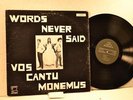 VOS CANTU MONEMUS Canticle ST 2441  WORDS NEVER SAID  -RARE PSYCH FOLK -LISTEN