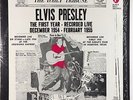 Elvis Presley - First Year: Recorded Live LP - Black Belt Blue Wax VG+ Shrink