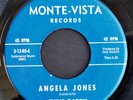 CHRIS PARRY & The MOCKERS 45 Angela Jones MONTE VISTA  VG+ ORIGINAL1965 surf