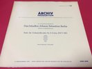 Enrico Mainardi-J.S. BACH SUITE FÜR VIOLONCELLO SOLO NR.6 GERMANY ARCHIV PRESS